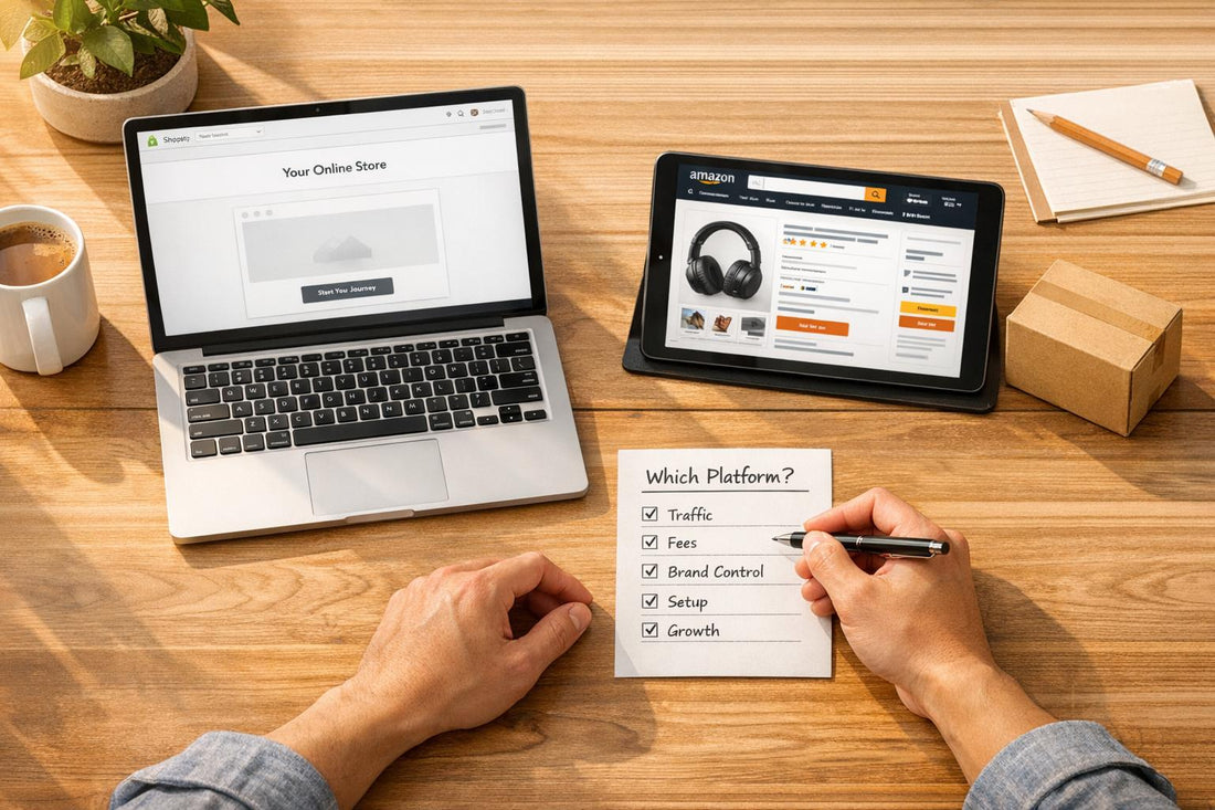 Shopify vs Amazon: Which Platform for Beginners?
